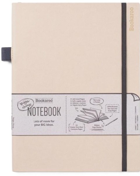 Bookaroo Notatnik Journal duży - Kremowy Bookaroo Notatnik Journal duży - Kremowy