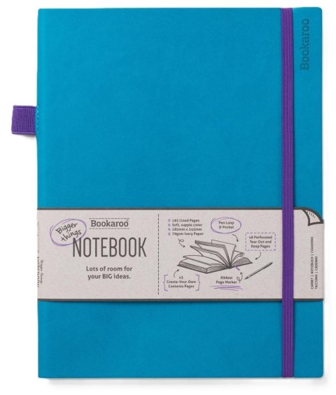 Bookaroo Notatnik Journal duży - Turkusowy Bookaroo Notatnik Journal duży - Turkusowy