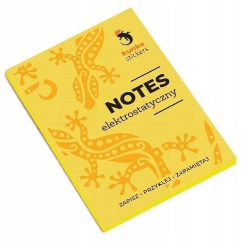 Notes elektrostatyczny żółty 7x9,8cm 100 karteczek Notes elektrostatyczny żółty 7x9,8cm 100 karteczek