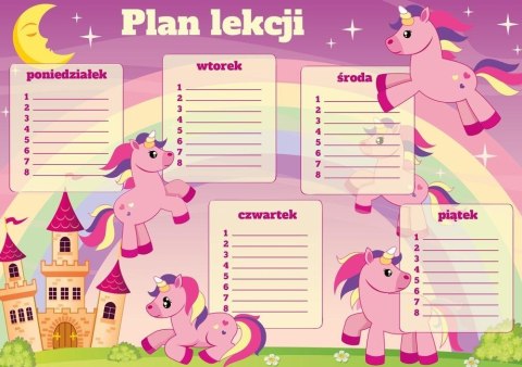 Plan lekcji A5 - Kucyk Plan lekcji A5 - Kucyk