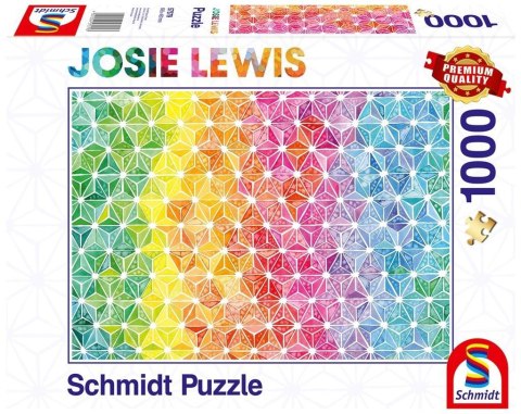 Puzzle 1000 Josie Lewis, Kolorowe trójkąty Puzzle 1000 Josie Lewis, Kolorowe trójkąty