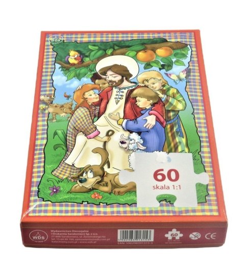Puzzle 60 - Jezus wśród dzieci Puzzle 60 - Jezus wśród dzieci