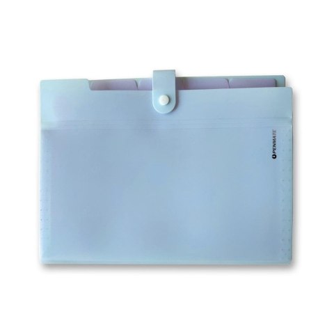 Teczka z przegródkami A4 PP-105 niebieska Teczka z przegródkami A4 PP-105 niebieska