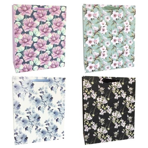 Torba prezentowa 26x32 jaśmin, czarny bez mix Torba prezentowa 26x32 jaśmin, czarny bez mix