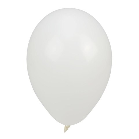 Balony pastelowe jednokolorowe białe 24cm 10szt Balony pastelowe jednokolorowe białe 24cm 10szt