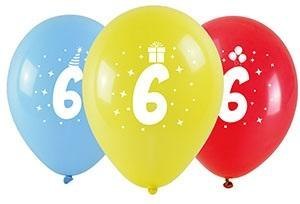 Balony z nadrukiem 6 28cm 3szt Balony z nadrukiem 6 28cm 3szt