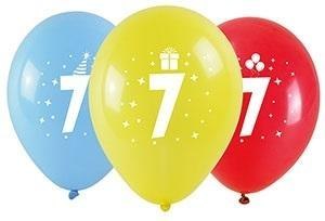 Balony z nadrukiem 7 28cm 3szt Balony z nadrukiem 7 28cm 3szt