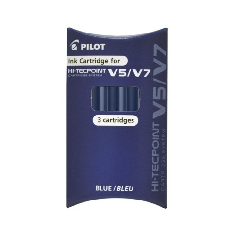 Naboje do V5/V7 niebieski 3szt PILOT Naboje do V5/V7 niebieski 3szt PILOT