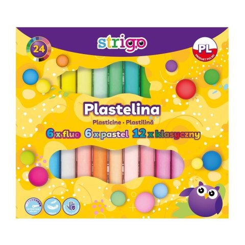 Plastelina 24 kolory STRIGO Plastelina 24 kolory STRIGO