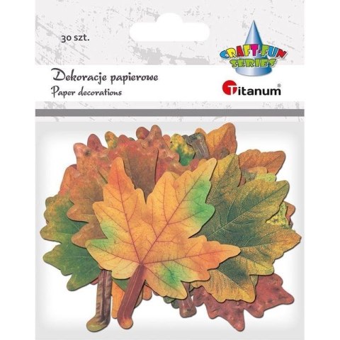 Dekoracje kartonowe Liście klonu 30szt Dekoracje kartonowe Liście klonu 30szt