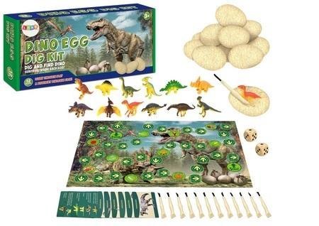 Jaja dinozaurów wykopaliska 12szt Jaja dinozaurów wykopaliska 12szt