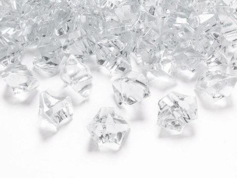 Kryształowy lód bezbarwny 25x21mm 50szt Kryształowy lód bezbarwny 25x21mm 50szt