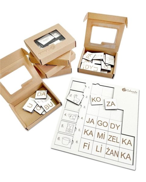Pakiet: Krzyżówka obrazkowo-sylabowa 6szt Pakiet: Krzyżówka obrazkowo-sylabowa 6szt