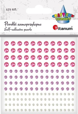 Perełki samoprzylepne okrągłe mix 172szt