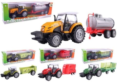 Traktor z przyczepą mix Traktor z przyczepą mix