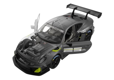 Klocki Konstrukcyjne Auto RC Rastar 1:18 Porsche 911 GT2 Szare 68 Elementów Klocki Konstrukcyjne Auto RC Rastar 1:18 Porsche 911 GT2 Szare 68 Elementów