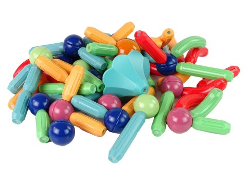 Magnetyczne Klocki Konstrukcyjne Plastikowe 78 Elementów Magnetyczne Klocki Konstrukcyjne Plastikowe 78 Elementów