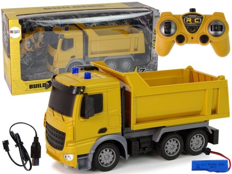 Wywrotka Pojazd Budowlany Budowa 2.4G R/C Żółta 1:12 Pilot Wywrotka Pojazd Budowlany Budowa 2.4G R/C Żółta 1:12 Pilot