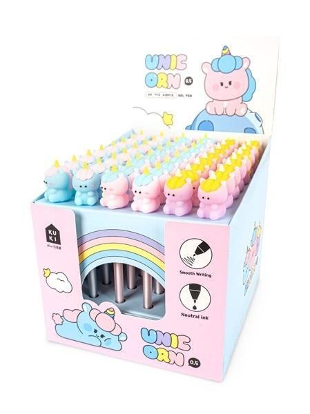 Długopis żelowy Silky Unicorn (48szt) Długopis żelowy Silky Unicorn (48szt)