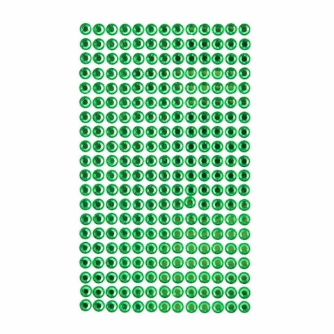 Kryształki samoprzylepne green 6mm 260szt Kryształki samoprzylepne green 6mm 260szt