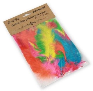 Piórka mix 10-15cm 50szt
