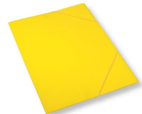 Teczka A4 z gumką żółta Teczka A4 z gumką żółta