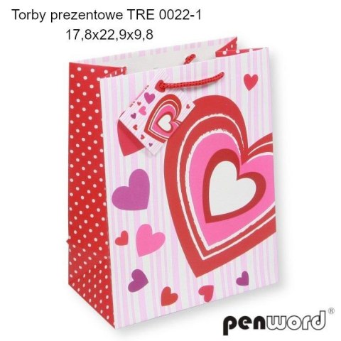 Torebka prezentowa 17.8x22.9x9.8cm MIX Torebka prezentowa 17.8x22.9x9.8cm MIX