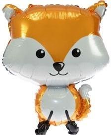 Balon foliowy leśne zwierzątka - lisek 48cm Balon foliowy leśne zwierzątka - lisek 48cm