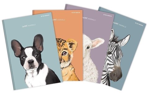 Brulion A4/96K kratka Animals (5szt) Brulion A4/96K kratka Animals (5szt)