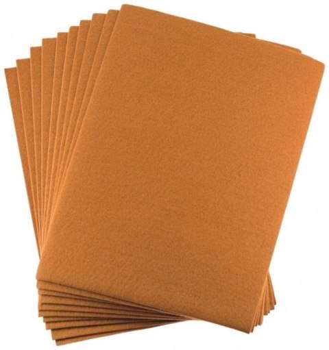 Filc A4 brązowy 2mm 10szt Filc A4 brązowy 2mm 10szt