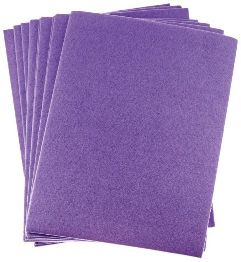 Filc A4 fioletowy 2mm 10szt Filc A4 fioletowy 2mm 10szt