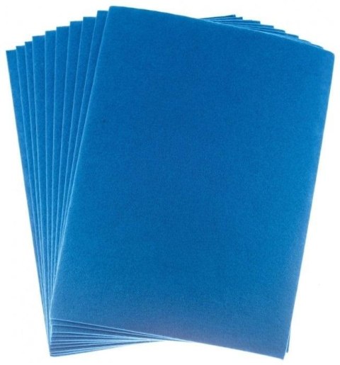 Filc A4 niebieski 2mm 10szt Filc A4 niebieski 2mm 10szt