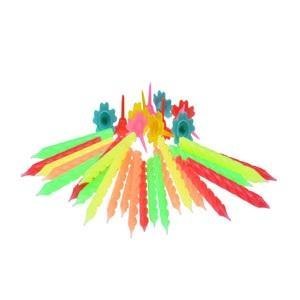 Świeczki urodzinowe neon 24szt Świeczki urodzinowe neon 24szt