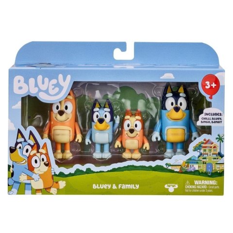 Bluey Figurki Rodzinka 4 szt. Bluey Figurki Rodzinka 4 szt.