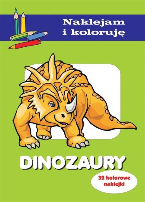 Dinozaury. Naklejam i koloruję Dinozaury. Naklejam i koloruję