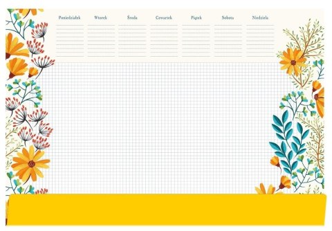 Podkład na biurko notes B3 - kwiaty Podkład na biurko notes B3 - kwiaty