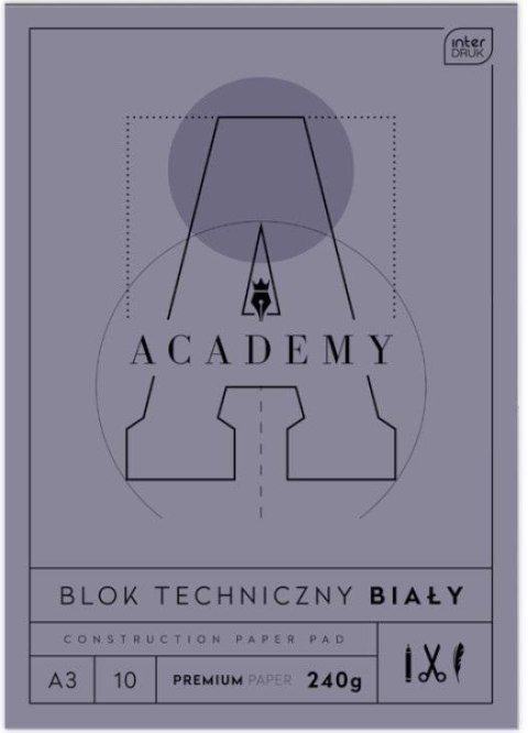 Blok techniczny A3/10K Academy (10szt) Blok techniczny A3/10K Academy (10szt)