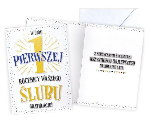 Karnet Rocznica ślubu 1 Karnet Rocznica ślubu 1