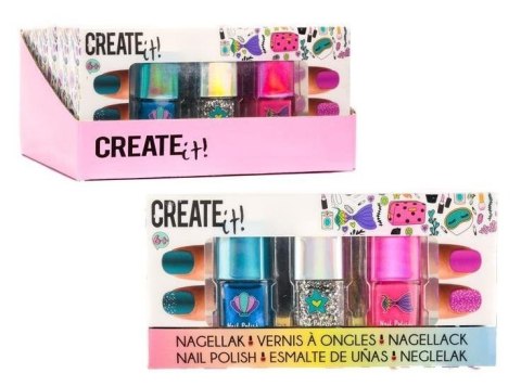 Lakier do paznokci Mermaid 3szt CREATE IT! Lakier do paznokci Mermaid 3szt CREATE IT!