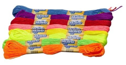 Mulina neonowa 8m 8szt