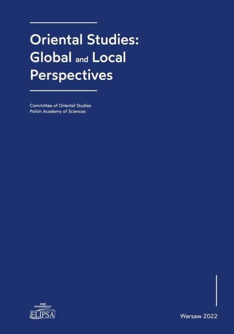 Oriental Studies: Global and Local Perspektives Oriental Studies: Global and Local Perspektives