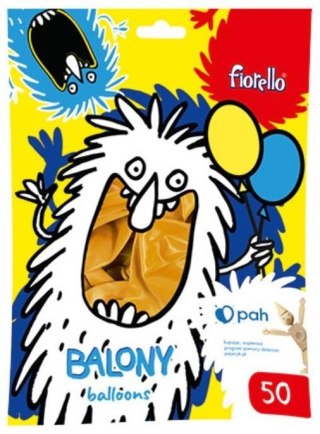 Balon Metal 12" złoty 50szt FIORELLO