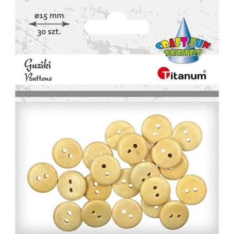 Guziki drewniane 30szt Guziki drewniane 30szt