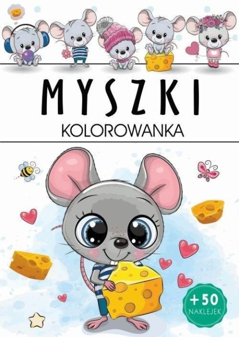 Myszki. Kolorowanka Myszki. Kolorowanka