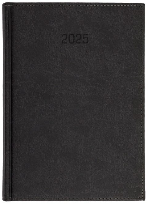 Kalendarz 2025 A4 tyg. Vivella z notesem czarny Kalendarz 2025 A4 tyg. Vivella z notesem czarny