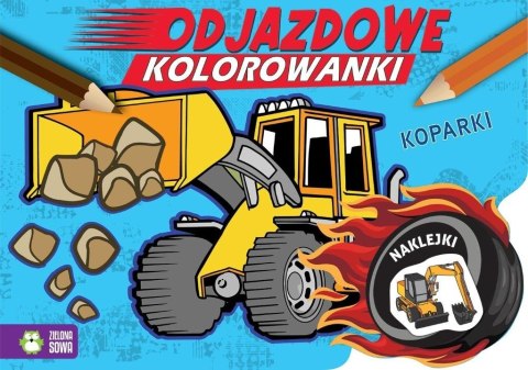 Odjazdowe kolorowanki. Koparki Odjazdowe kolorowanki. Koparki