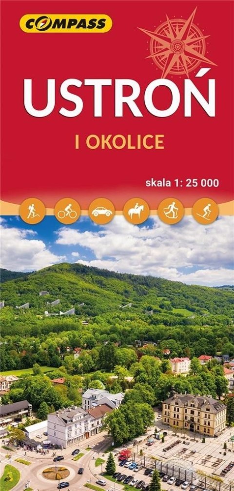 Mapa tur. - Ustroń i okolice, Brenna i okolice Mapa tur. - Ustroń i okolice, Brenna i okolice