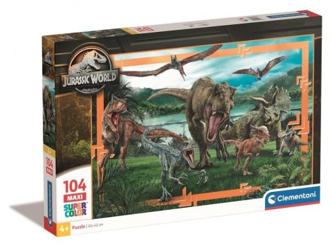 Puzzle 104 Maxi Super Kolor Jurrasic World Puzzle 104 Maxi Super Kolor Jurrasic World