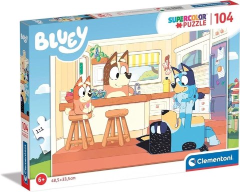 Puzzle 104 Superkolor Bluey Puzzle 104 Superkolor Bluey