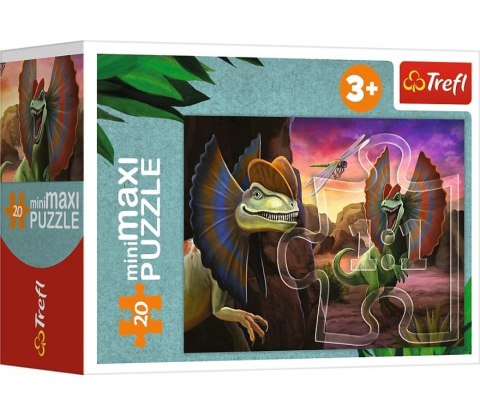 Puzzle 20 miniMaxi Poznaj świat dinozaurów 1 TREFL Puzzle 20 miniMaxi Poznaj świat dinozaurów 1 TREFL